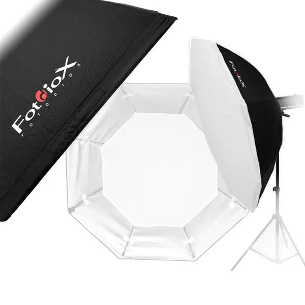 Fotodiox Pro Softbox with Multiblitz P Speedring for Multiblitz P, Compact, and Compatible - Standard Softbox with Silver Reflective Interior with Double Diffusion Panels