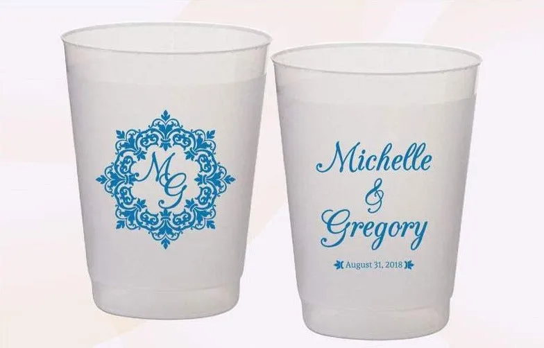 Frosted Wedding Cups (225)