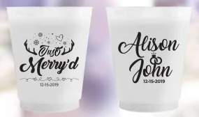 Frosted Wedding Cups (al)