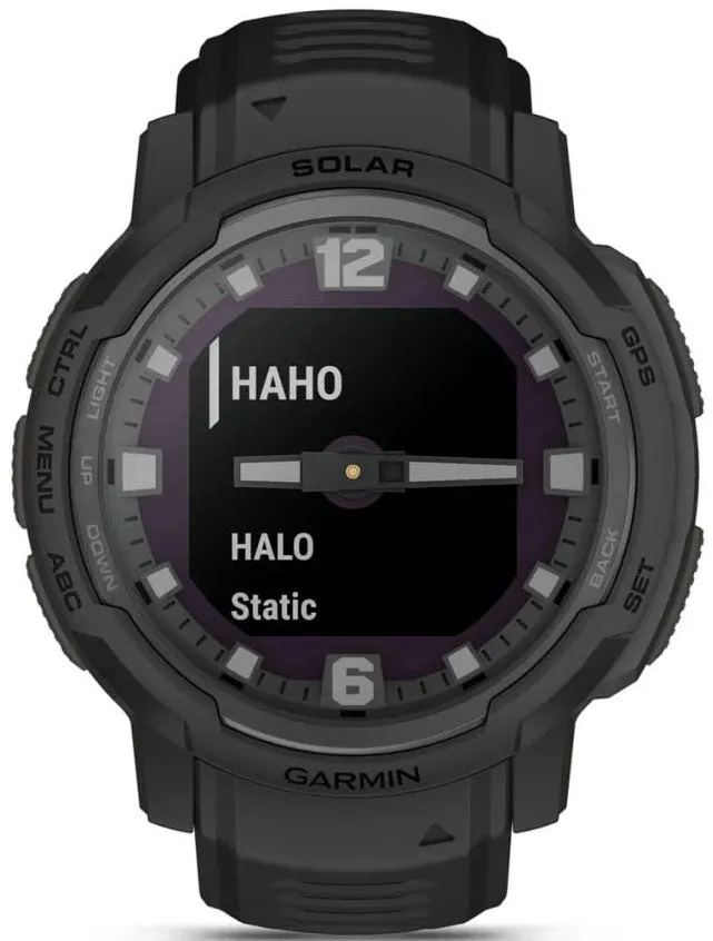 Garmin Instinct Crossover Solar Tactical Edition Black