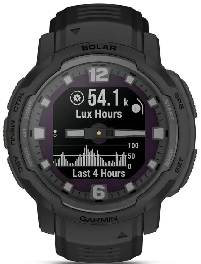Garmin Instinct Crossover Solar Tactical Edition Black