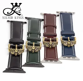 Genuine Leather strap Brass buckle