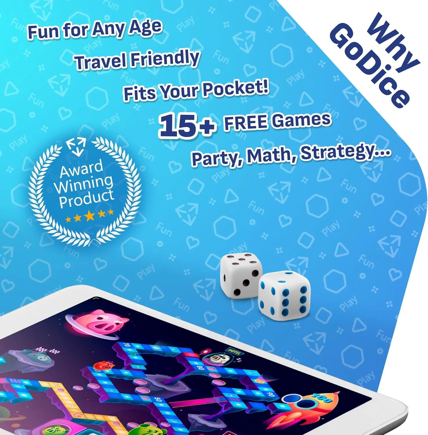 GoDice Smart Connected Dice (Pack of 2)