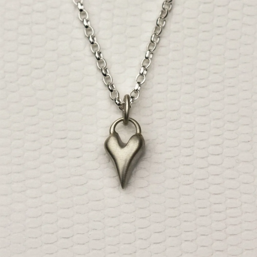 Gold Wild Heart and Silver Necklace