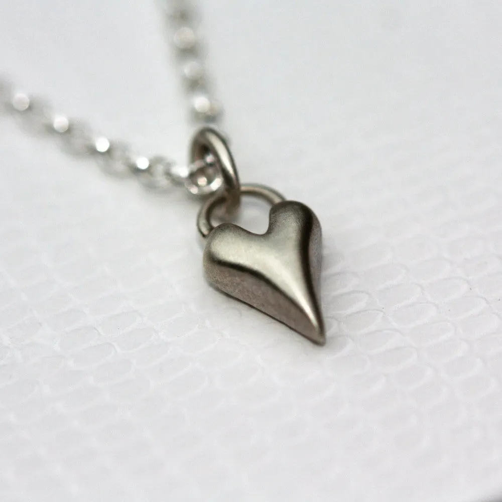 Gold Wild Heart and Silver Necklace