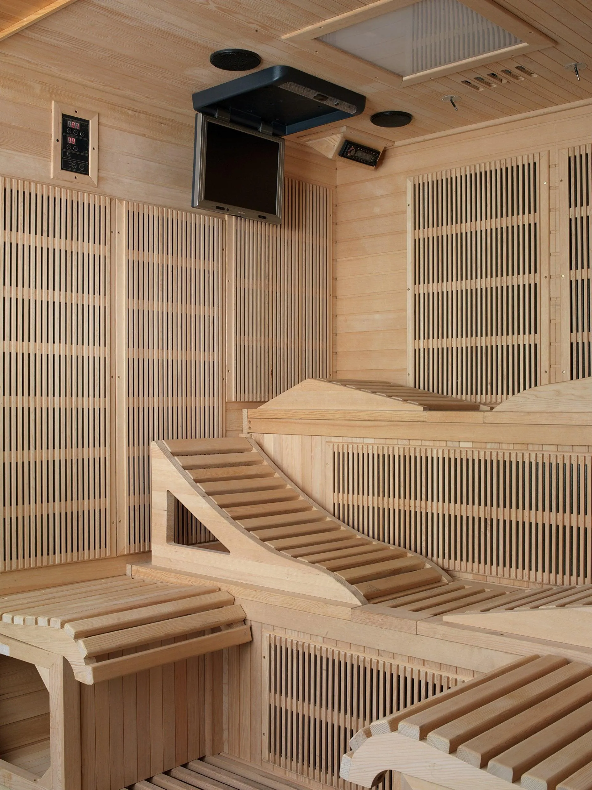 Golden Designs Monaco 6-Person Near Zero EMF Far Infrared Sauna Canadian Hemlock