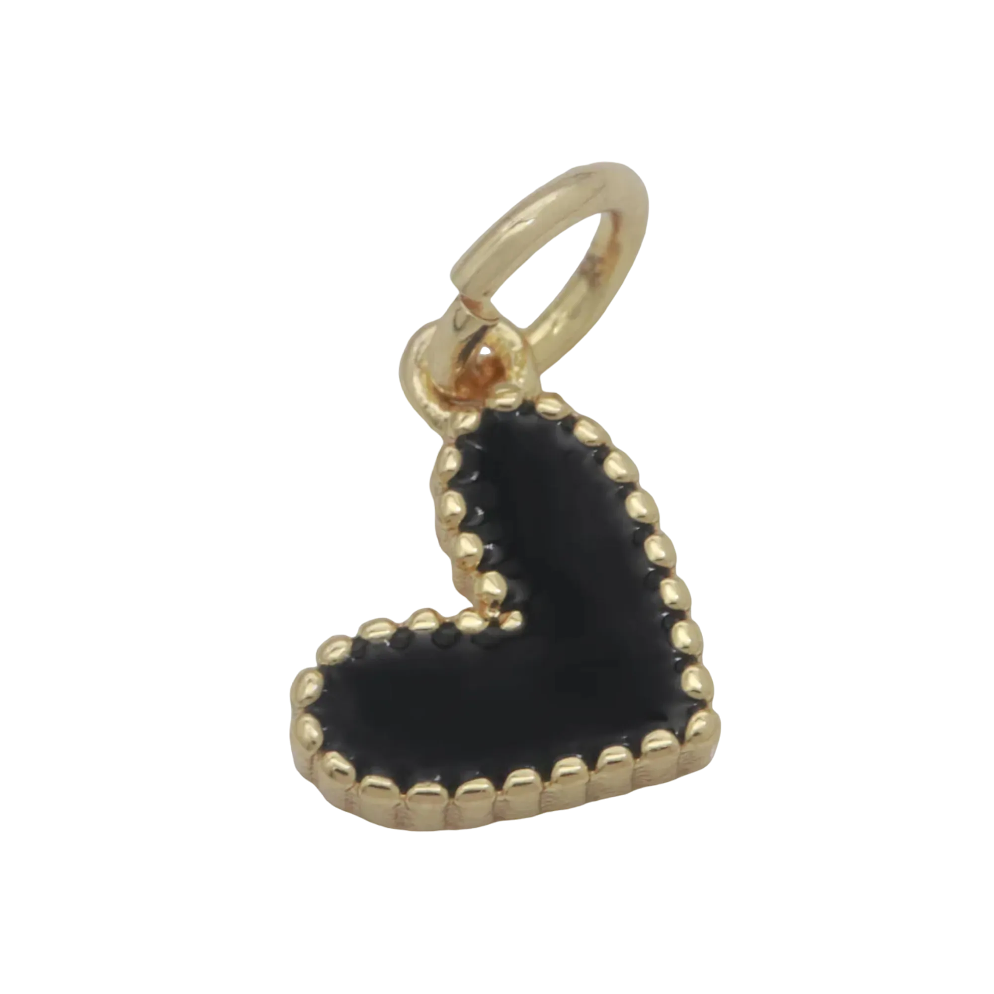 Heart charm (black)