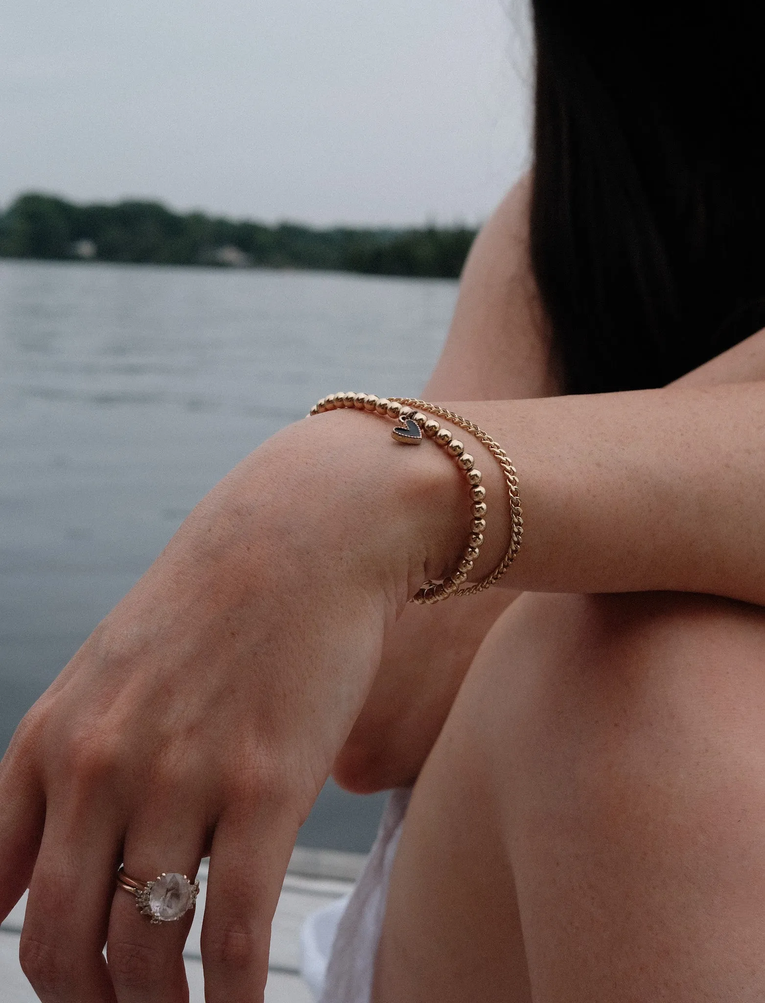 Heart charm (white)
