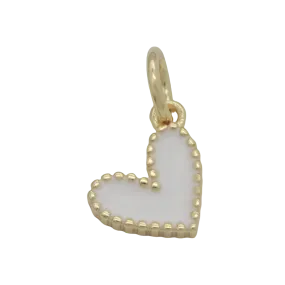 Heart charm (white)