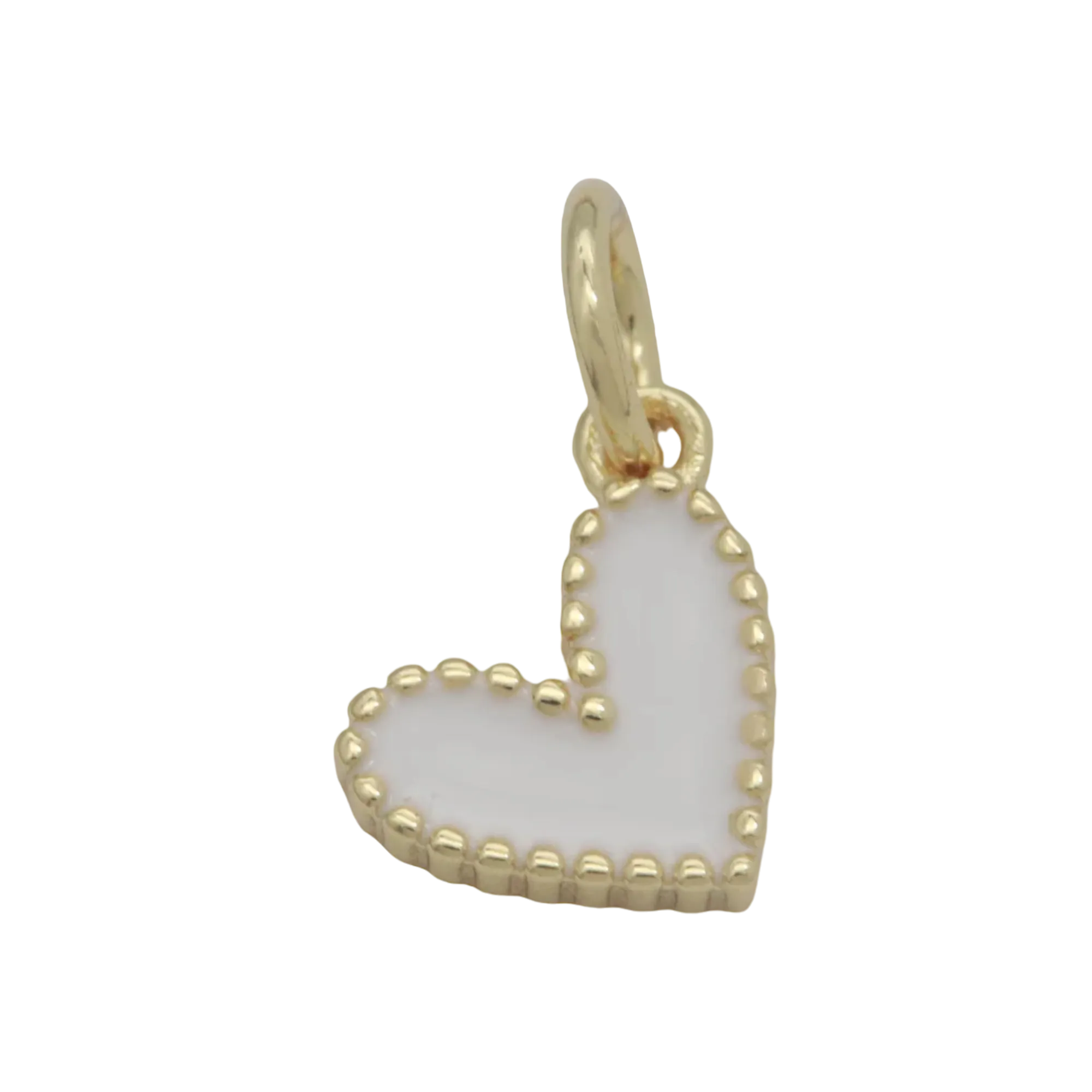 Heart charm (white)