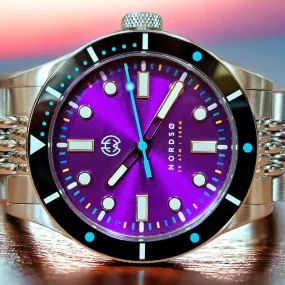 Henry Archer Nordsø - Neon&nbsp;III&nbsp;316 (Purple&nbsp;Sunburst&nbsp;Dial)