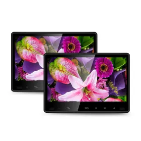 HiTV 9SNDVD106INMNT-TWIN Mega 11 DVD Smart TV 10.6" Personal Entertainment System Headrest - Twin Pack