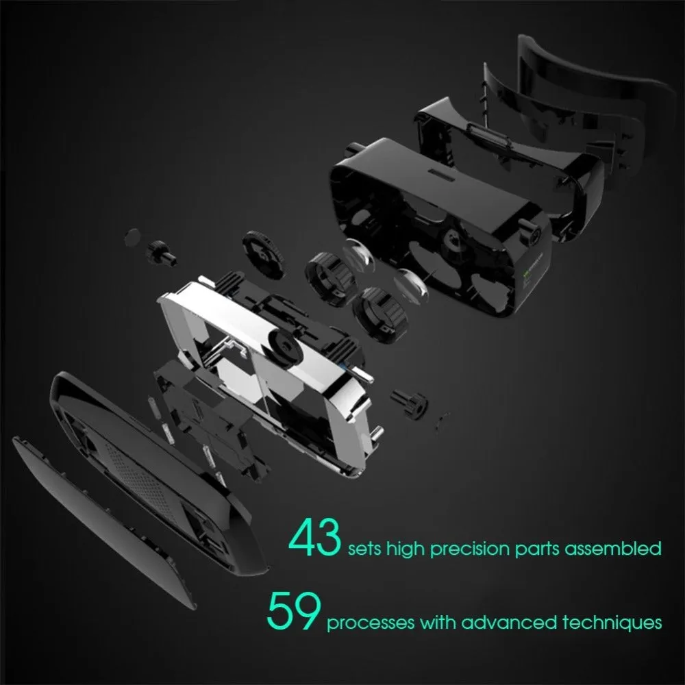 Hot!2018 Google Cardboard VR shinecon Pro Version VR Virtual Reality 3D Glasses  Smart Bluetooth Wireless Remote Control Gamepad
