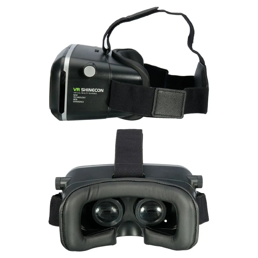 Hot!2018 Google Cardboard VR shinecon Pro Version VR Virtual Reality 3D Glasses  Smart Bluetooth Wireless Remote Control Gamepad