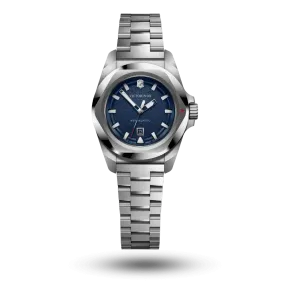 INOX 32MM Steel/Blue Watch