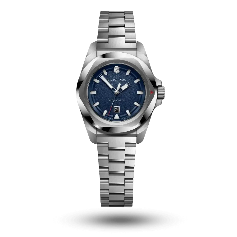 INOX 32MM Steel/Blue Watch