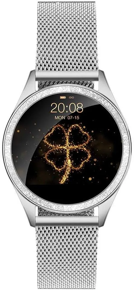 KW20 Smartwatch IP68 Waterproof Fitness Tracker For Women with Heart Rate Sleep Monitor Pedometer Physiological Cycle Multi-sports Modes