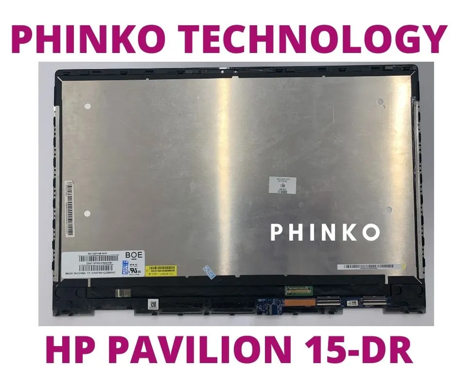 LCD Touch Screen Assembly for HP Gaming Pavilion 15-dr 15.6" 1920X1080 FHD