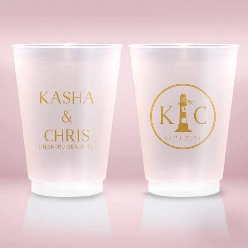 Lighthouse Wedding Cups (60)