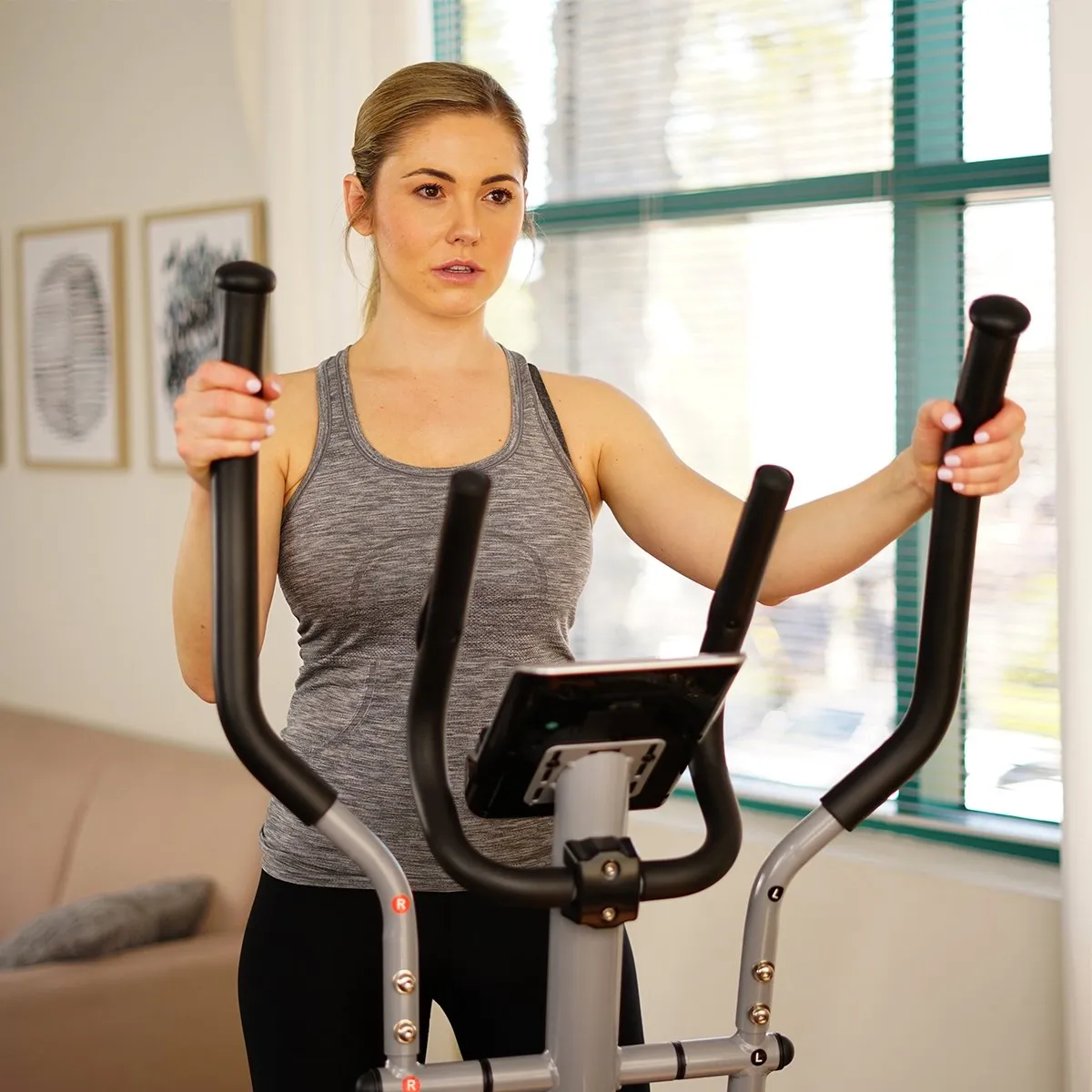 Magnetic Elliptical Trainer Fitness Machine SF-E3607