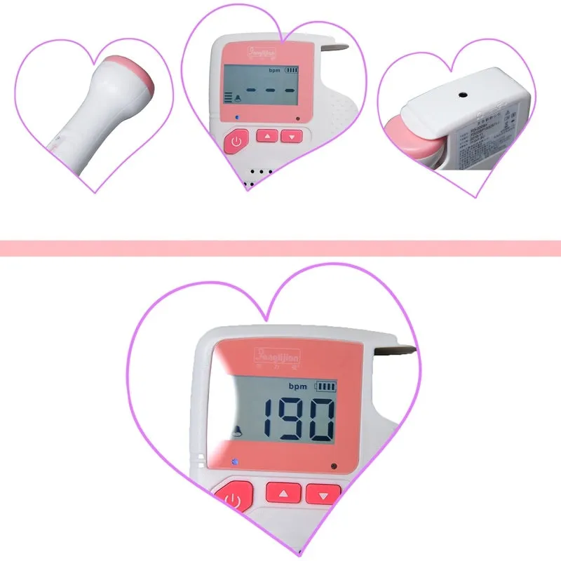 Medical Fetal Doppler Fetal Ultrasound Baby Heartbeat