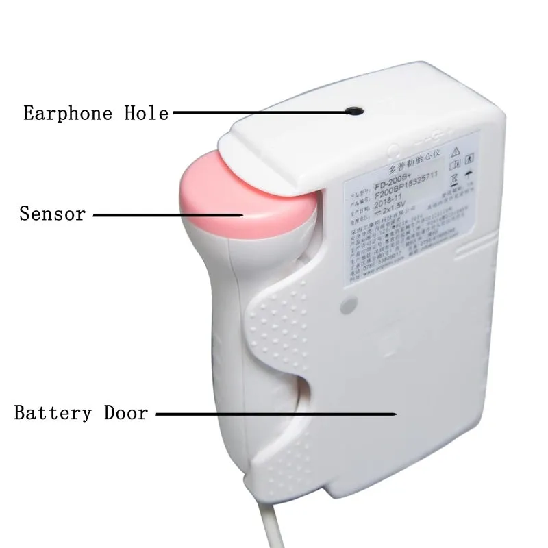 Medical Fetal Doppler Fetal Ultrasound Baby Heartbeat