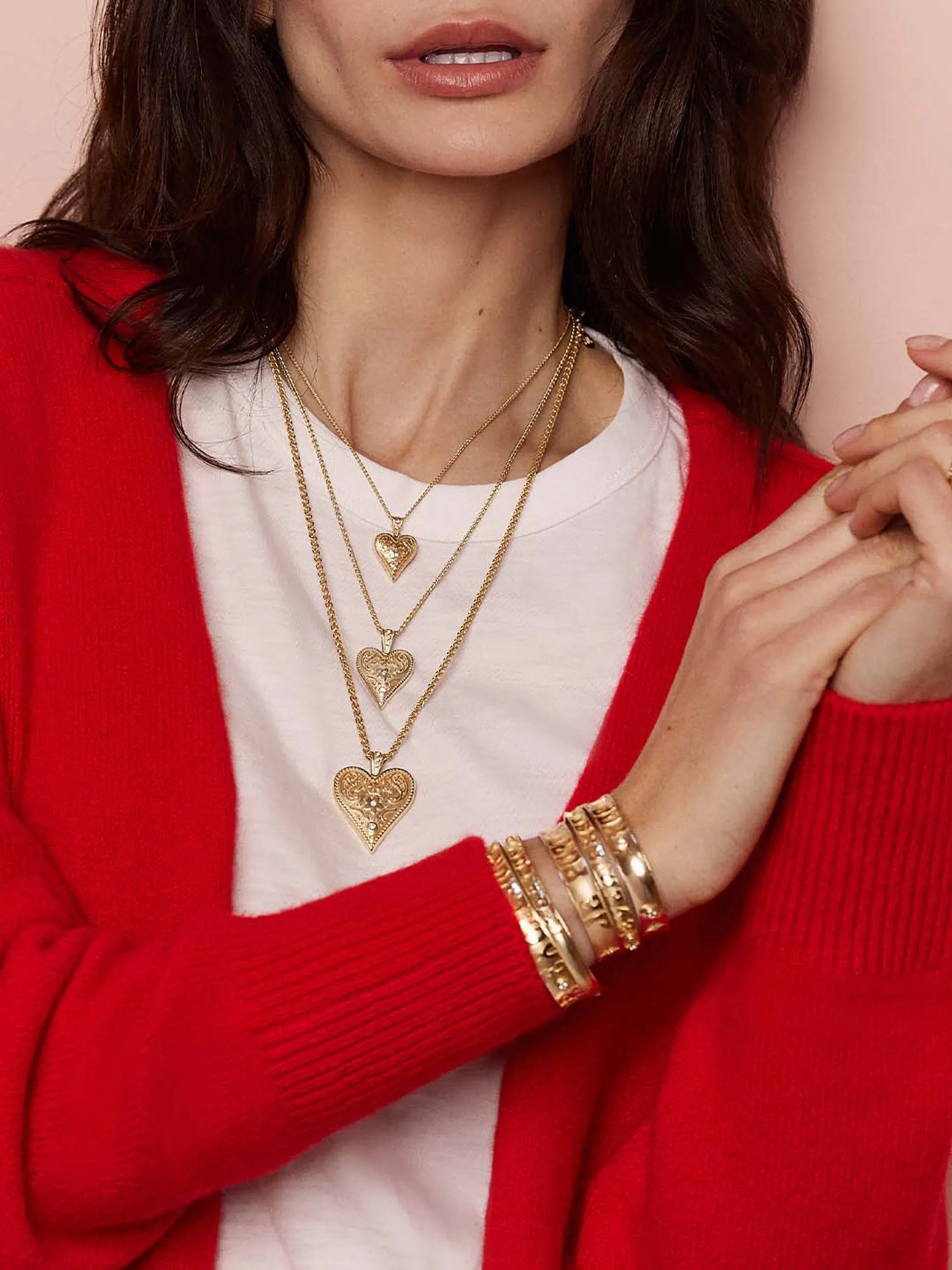 Medium southwestern heart charm