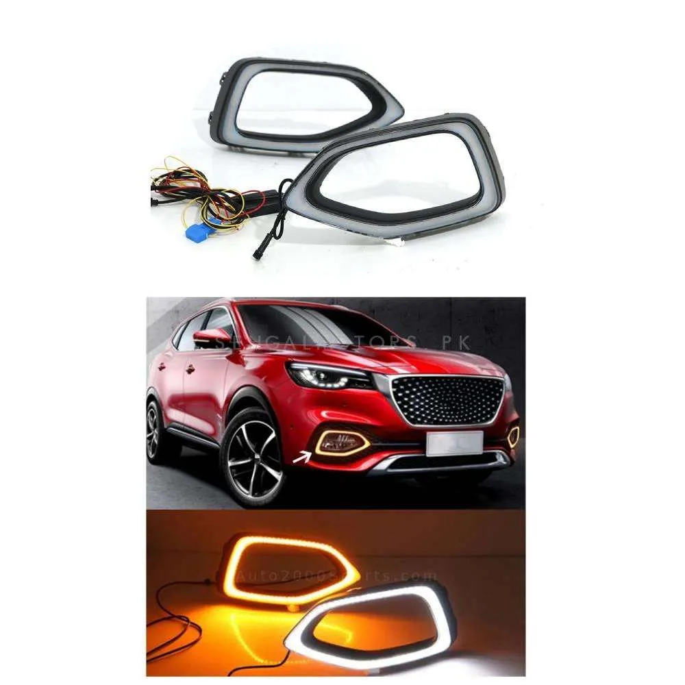 MG HS Fog Lamps Light DRL Cover LED - Model 2020-2021