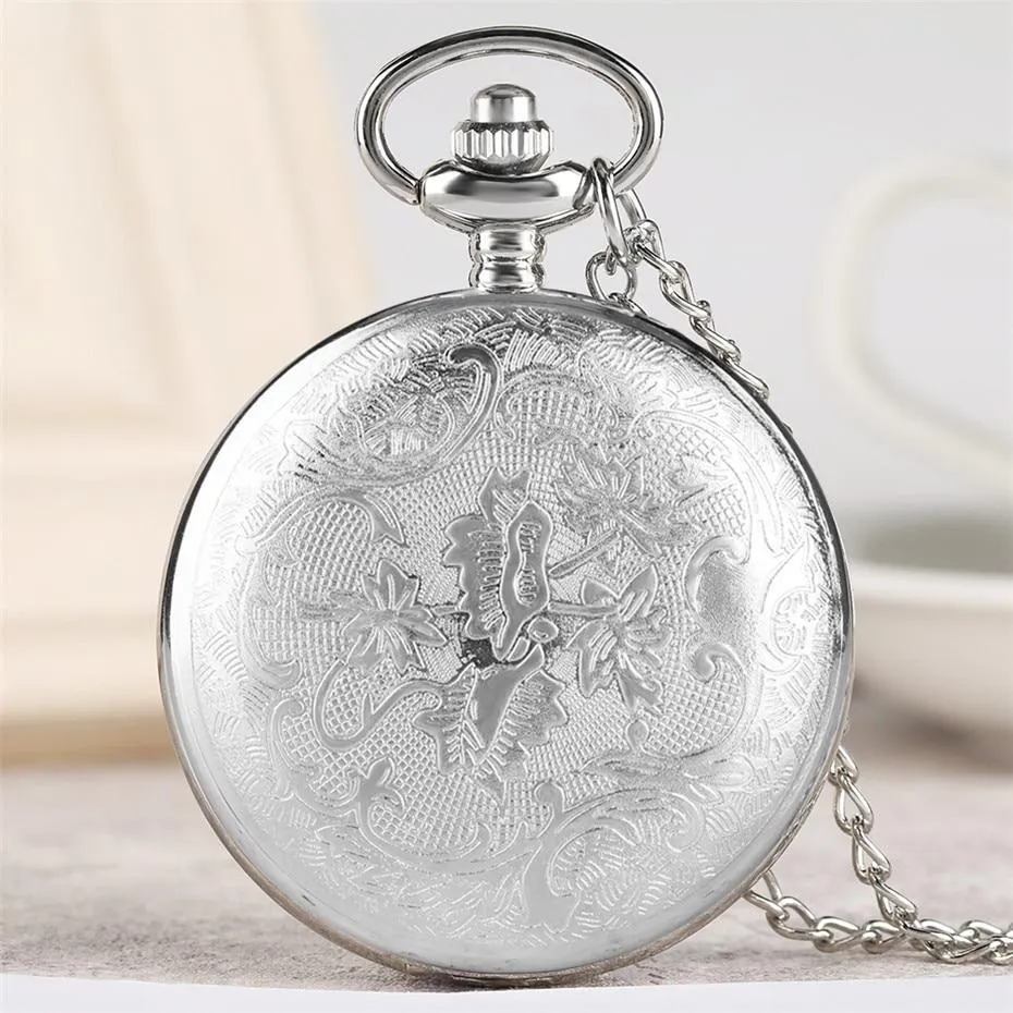 Modern Quartz Full Hunter Pocket Watch - Retro gaming