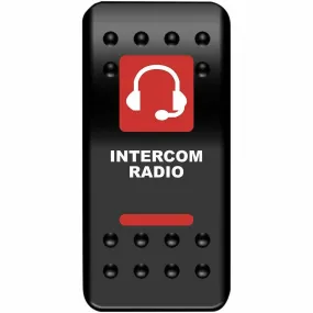 Moose Utility Intercom Radio Rocker Switch (Red)