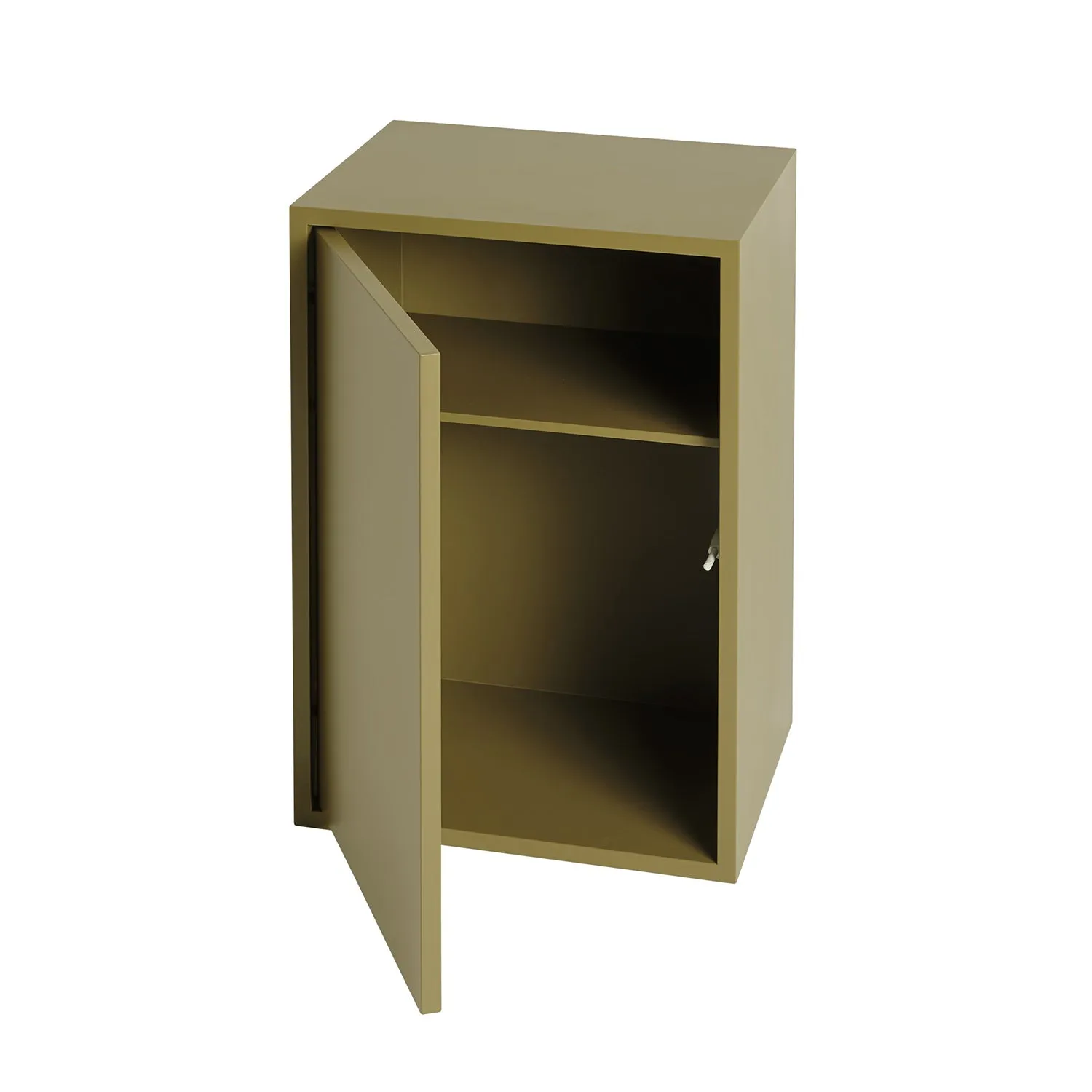 muuto | stacked storage system | shelf for module with door | brown green