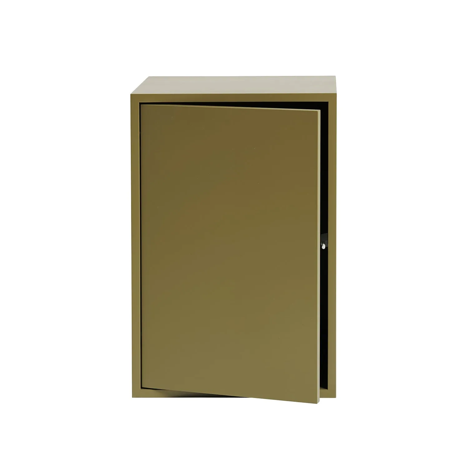 muuto | stacked storage system | shelf for module with door | brown green