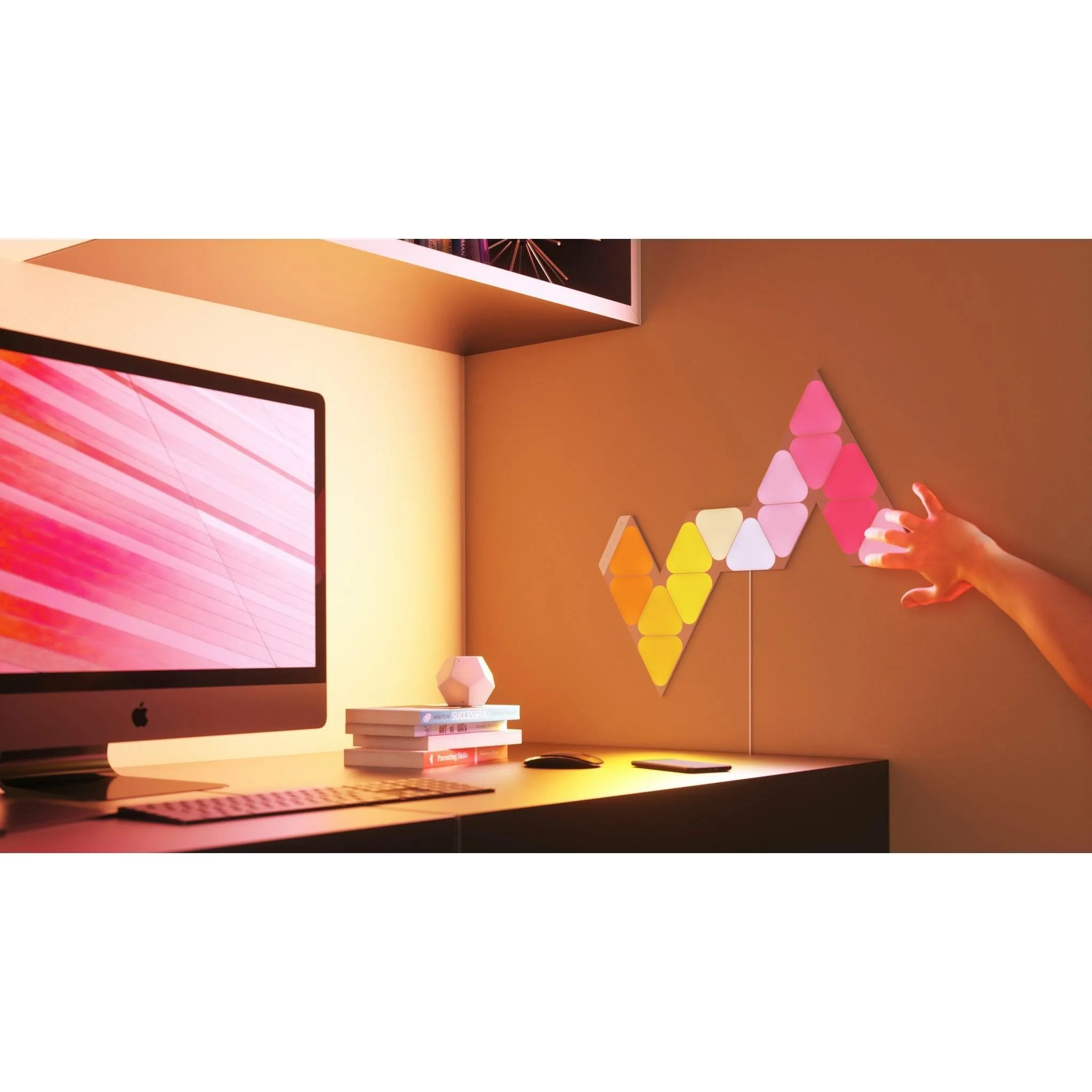 Nanoleaf 10 Light Mini Triangle Expansion Pack - White | NL481001TW10P