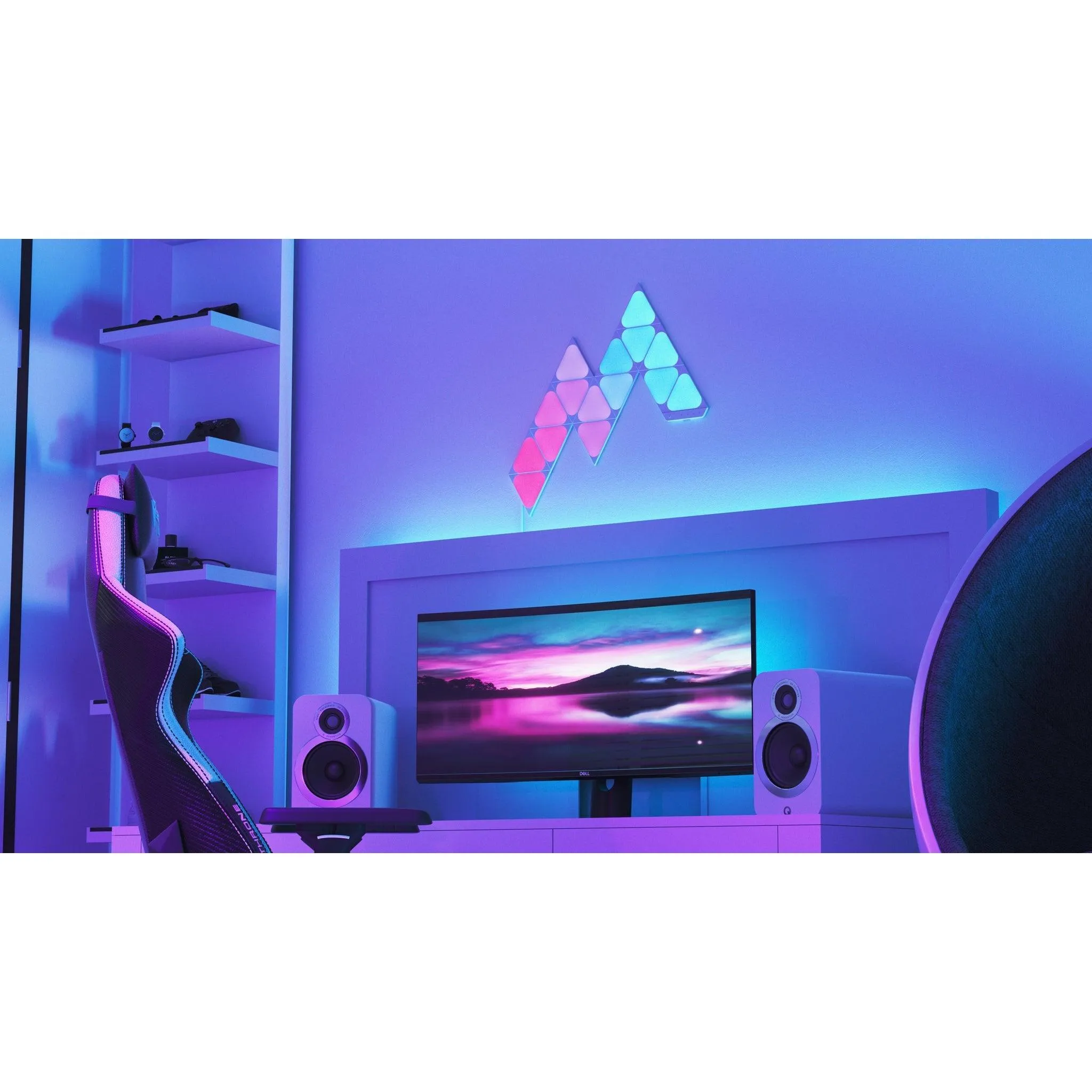 Nanoleaf 10 Light Mini Triangle Expansion Pack - White | NL481001TW10P
