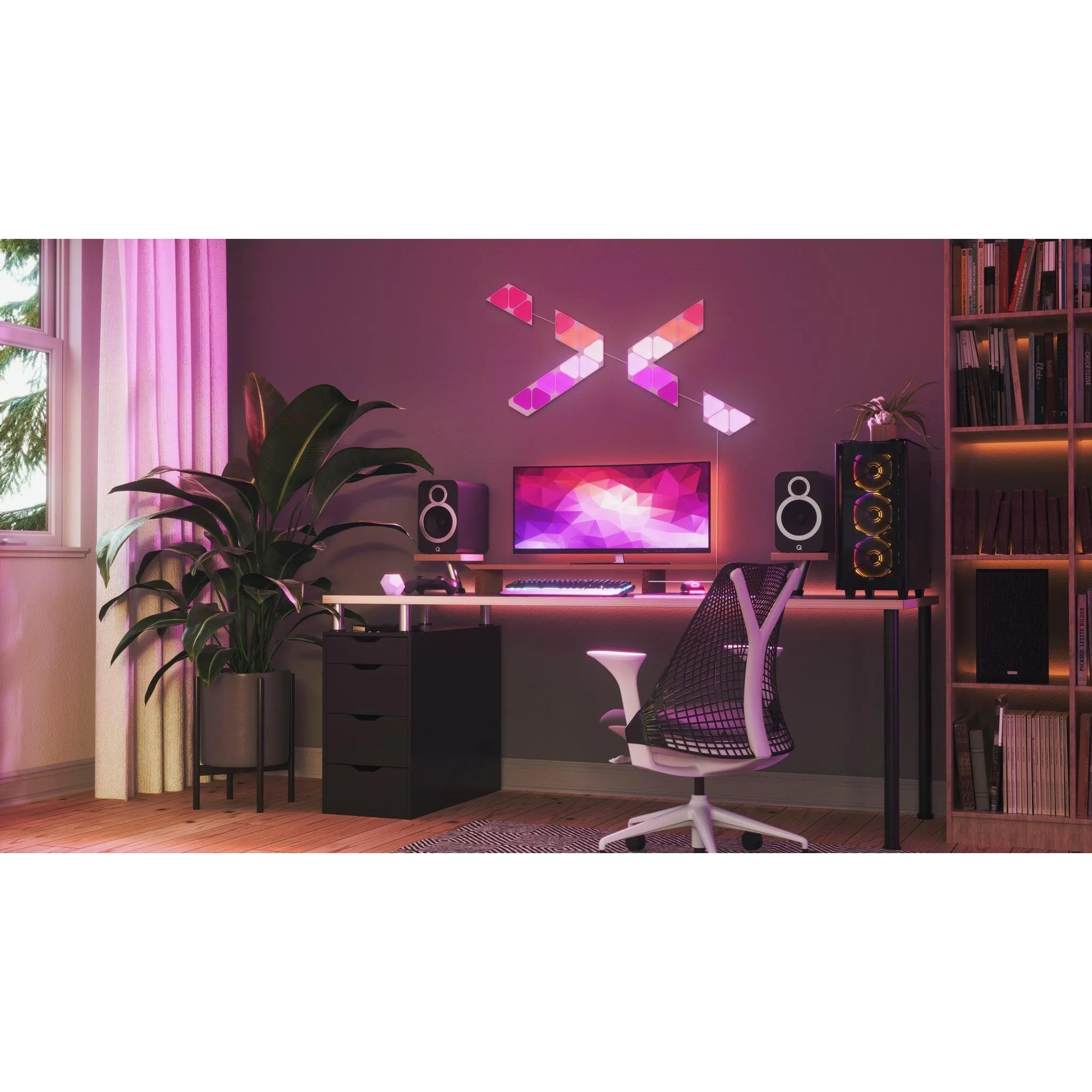 Nanoleaf 10 Light Mini Triangle Expansion Pack - White | NL481001TW10P