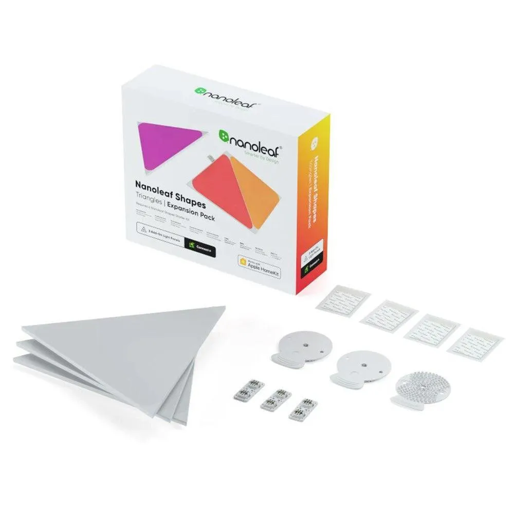 Nanoleaf 3 Light Triangle Shape Expansion Pack | NL470001TW3PK