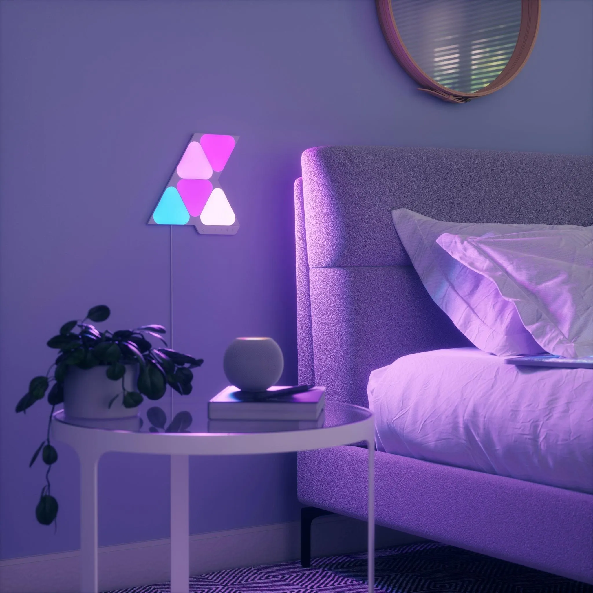 Nanoleaf 5 Light Mini Triangle Starter Kit - White | NL485002TW5PK
