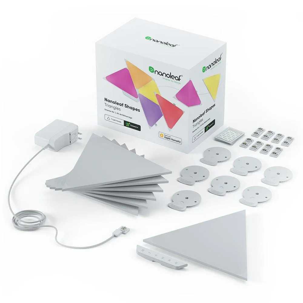 Nanoleaf 9 Light Triangle Shape Starter Kit - White | NL470002TW9PK