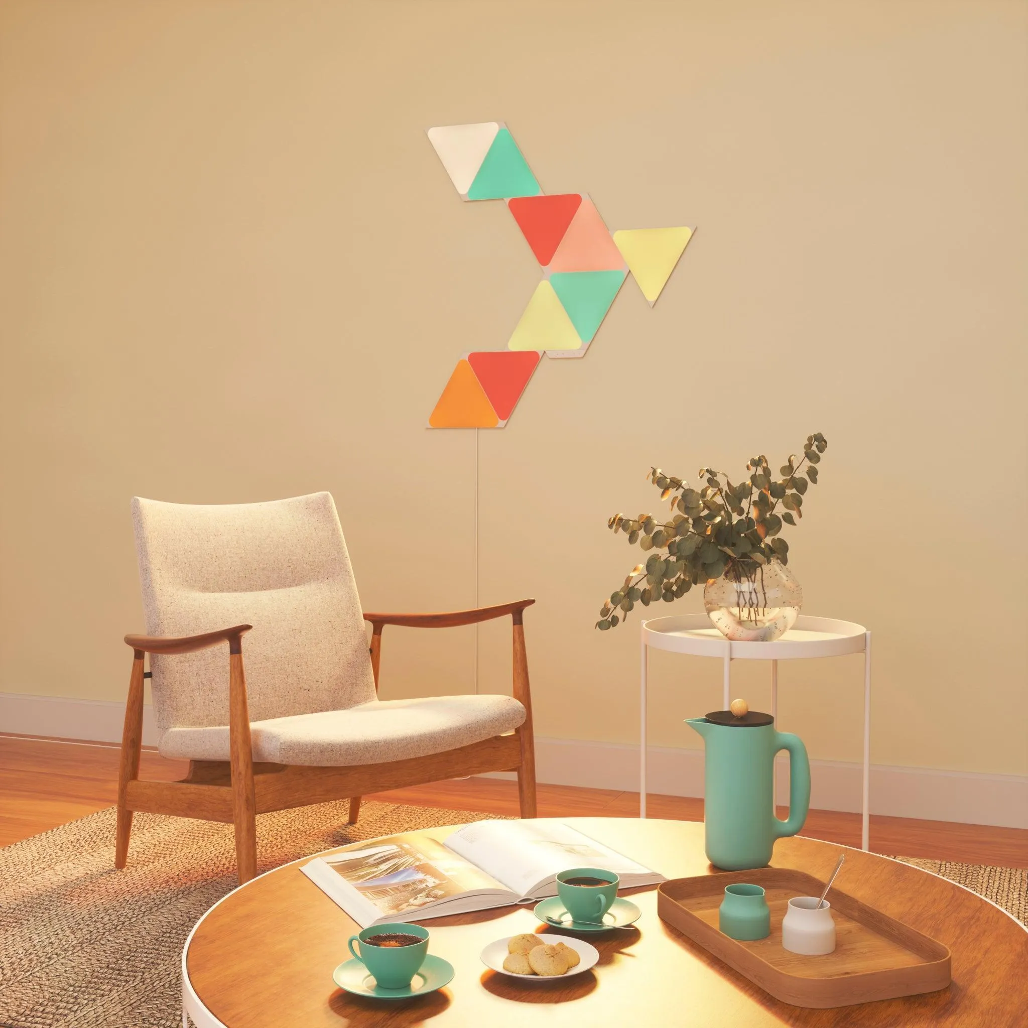 Nanoleaf 9 Light Triangle Shape Starter Kit - White | NL470002TW9PK