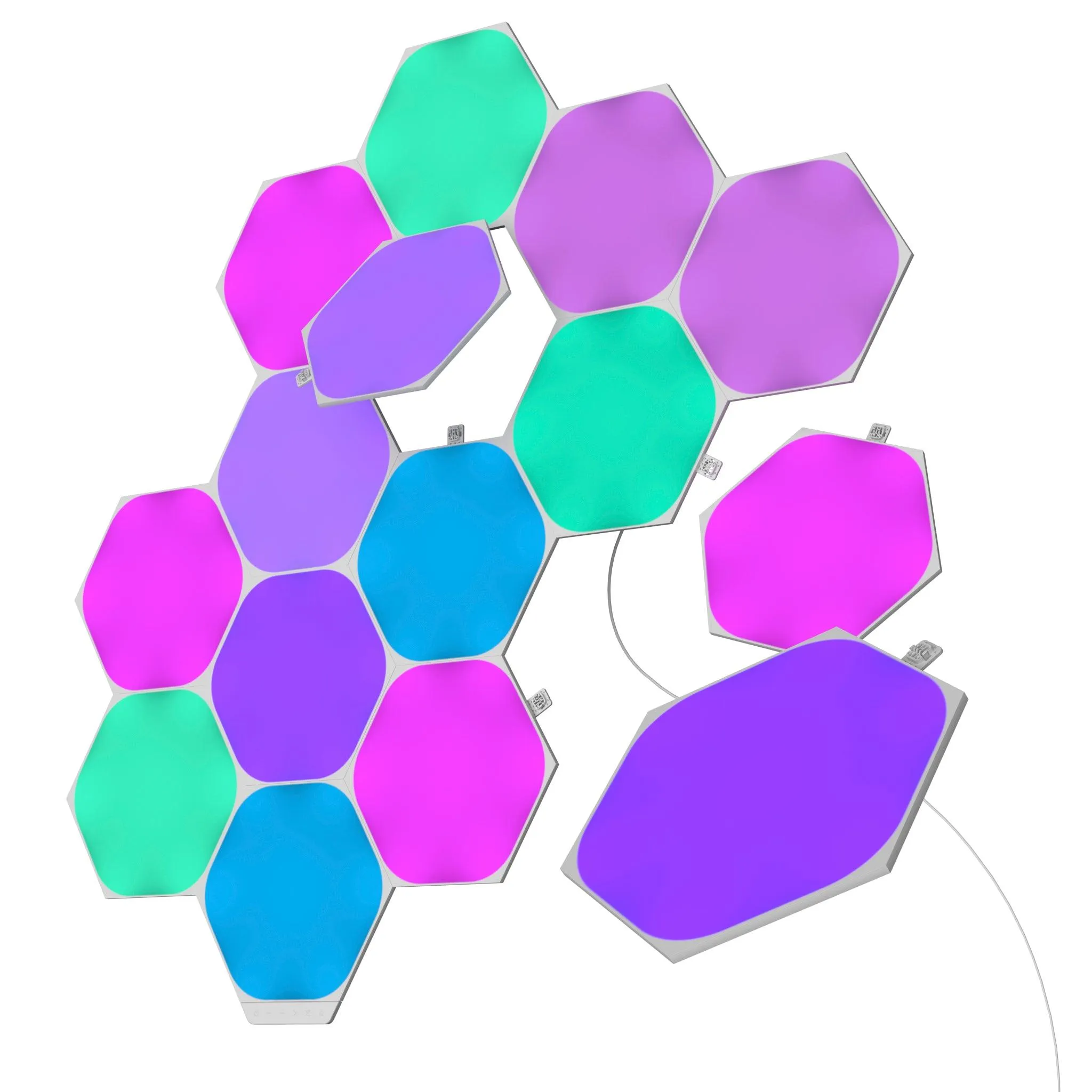 Nanoleaf Shapes Hexagon Starter Kit Pack of 15 - White | NL42-6002HX15