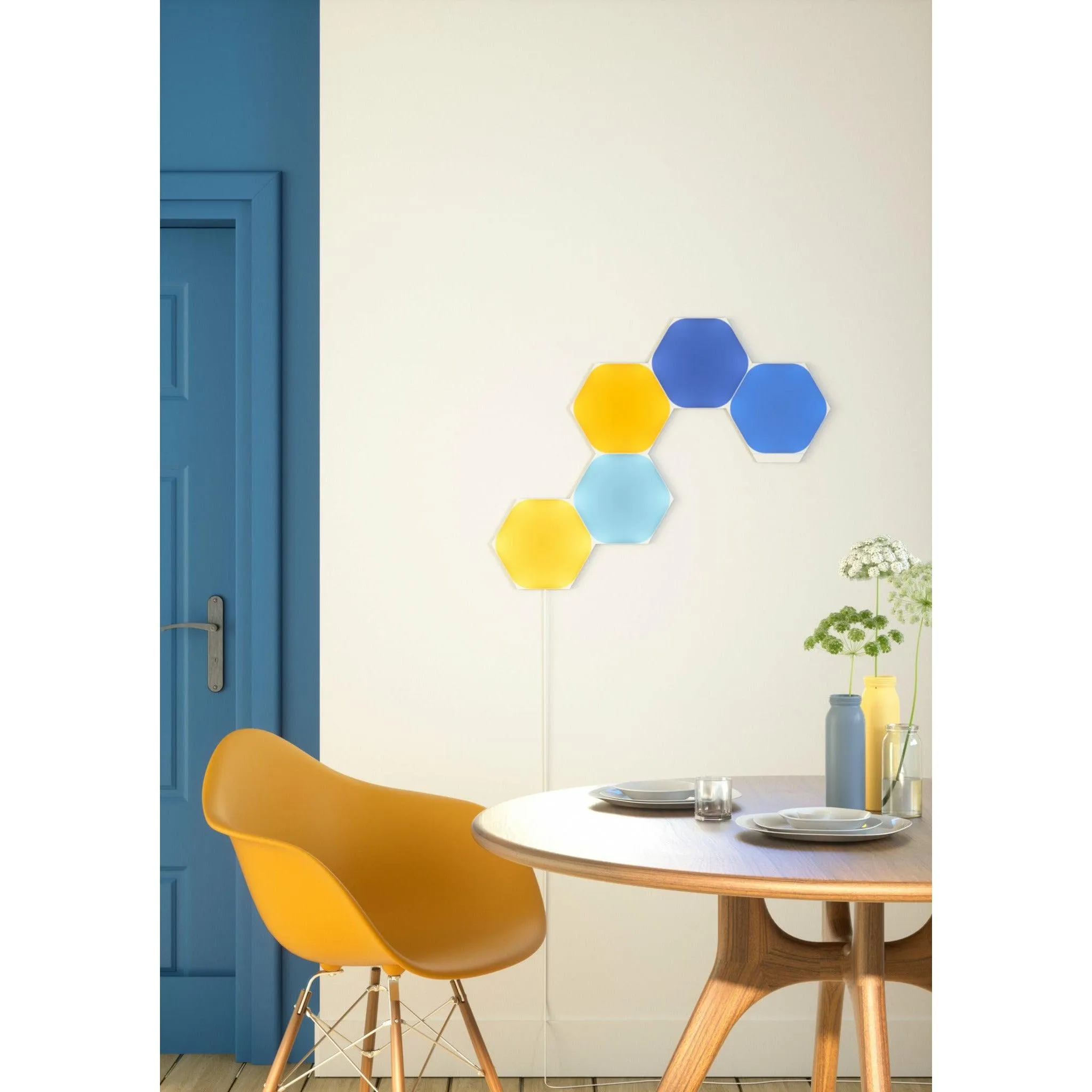 Nanoleaf Shapes Hexagon Starter Kit Pack of 5 - White | NL42-5002HX-5