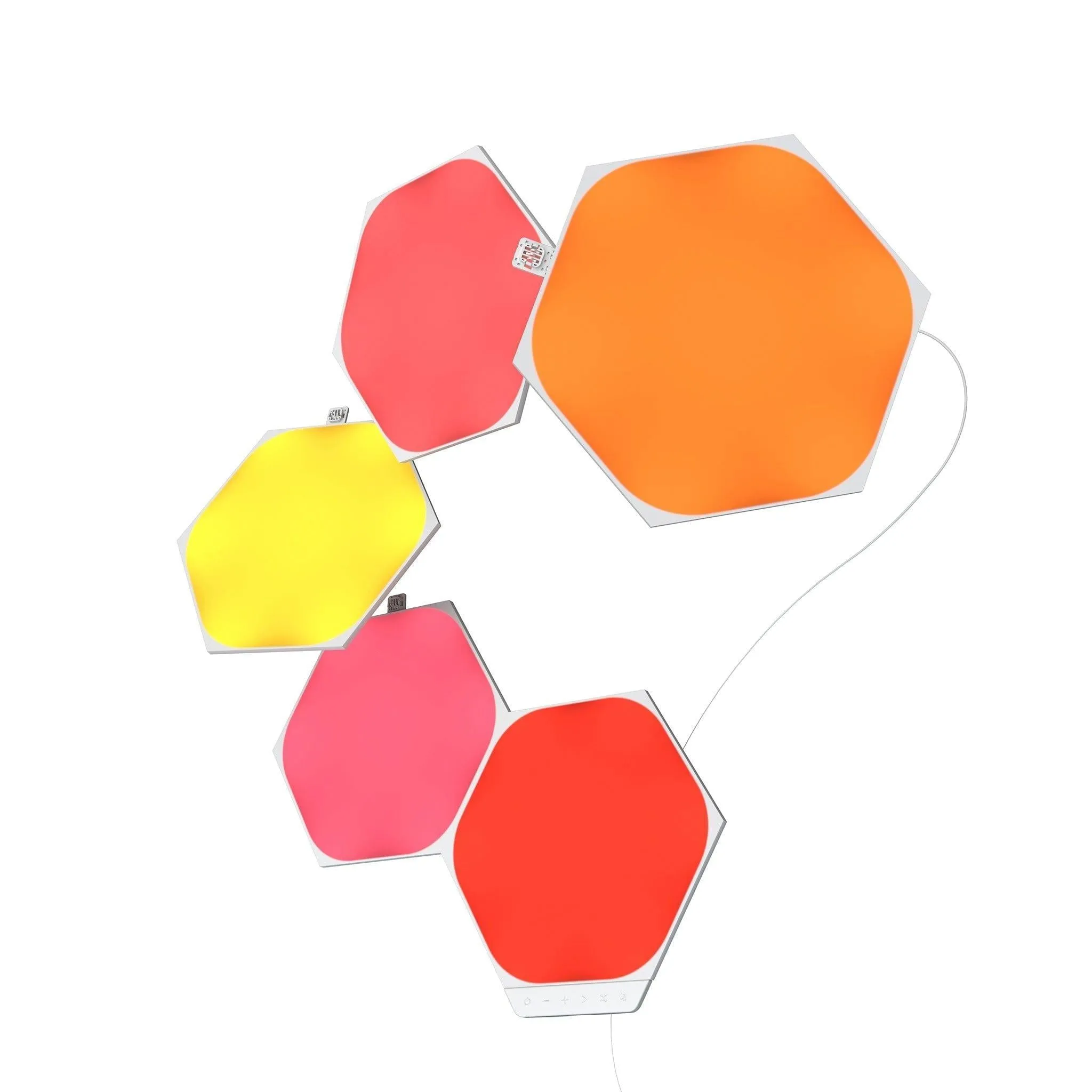 Nanoleaf Shapes Hexagon Starter Kit Pack of 5 - White | NL42-5002HX-5