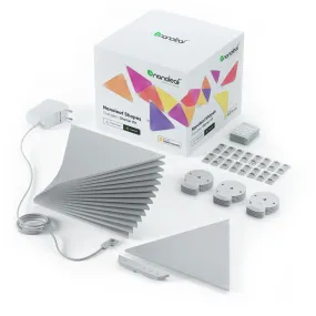 Nanoleaf Triangle Shapes Light Panels Starter Kit Pack of 15 |  NL47-6002TW-15PK