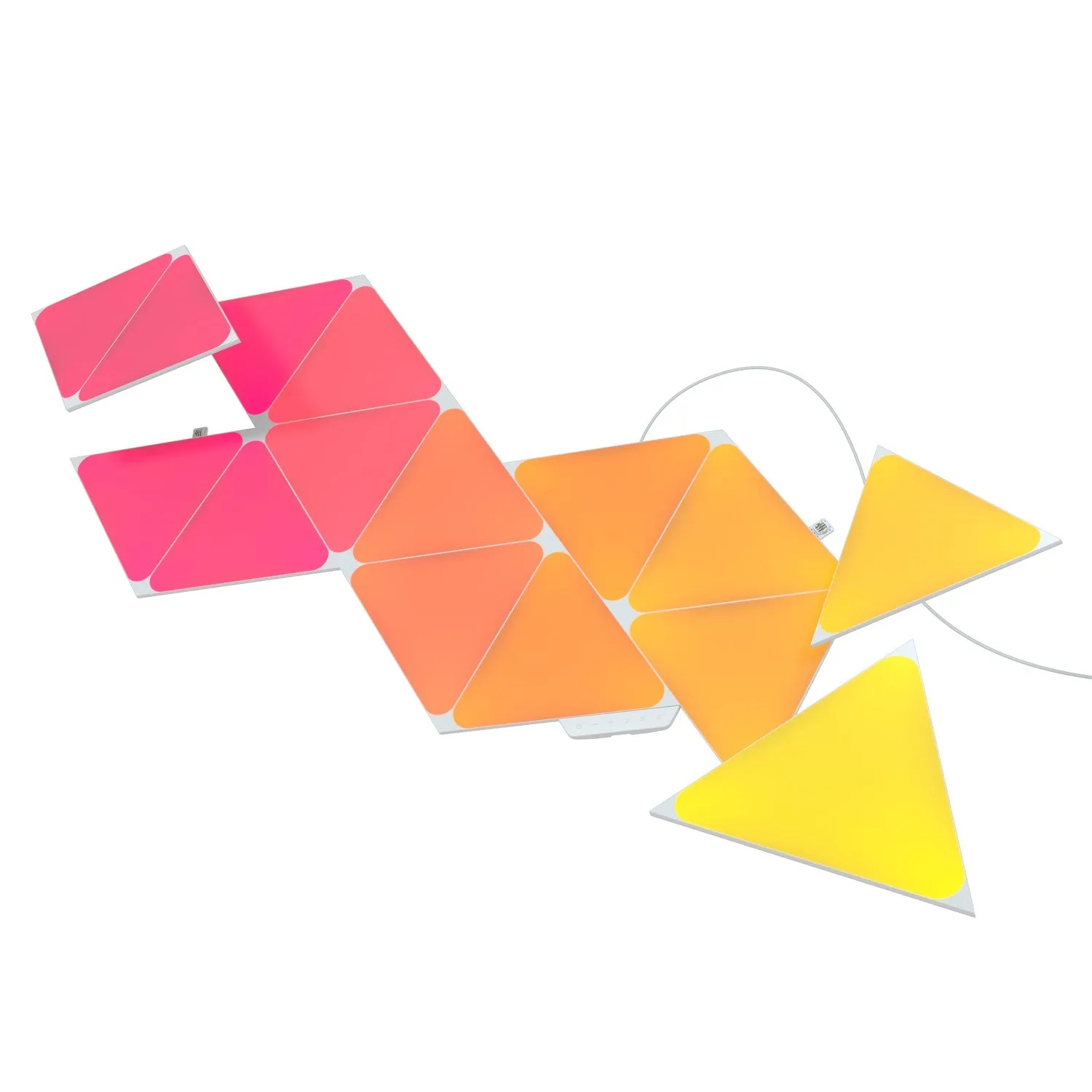 Nanoleaf Triangle Shapes Light Panels Starter Kit Pack of 15 |  NL47-6002TW-15PK