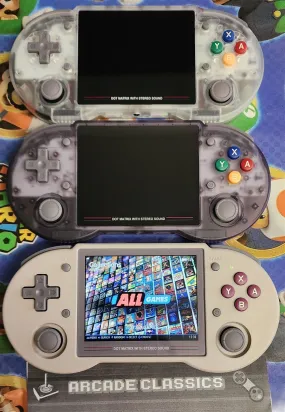New Anbernic RG353PS   256GB, custom fully configured Linux OS portable gaming handheld console, SNES style controller