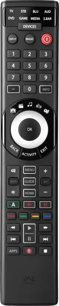One For All URC7880 Smart Control 8 TV Remote
