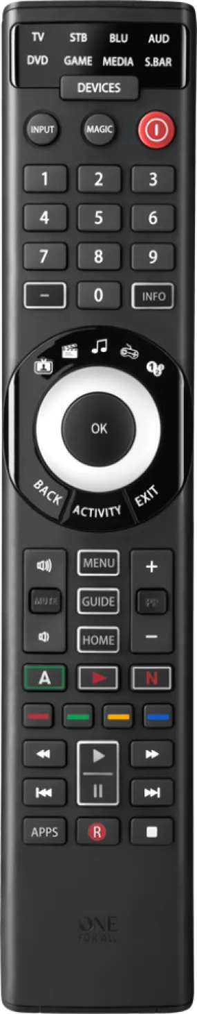 One For All URC7880 Smart Control 8 TV Remote