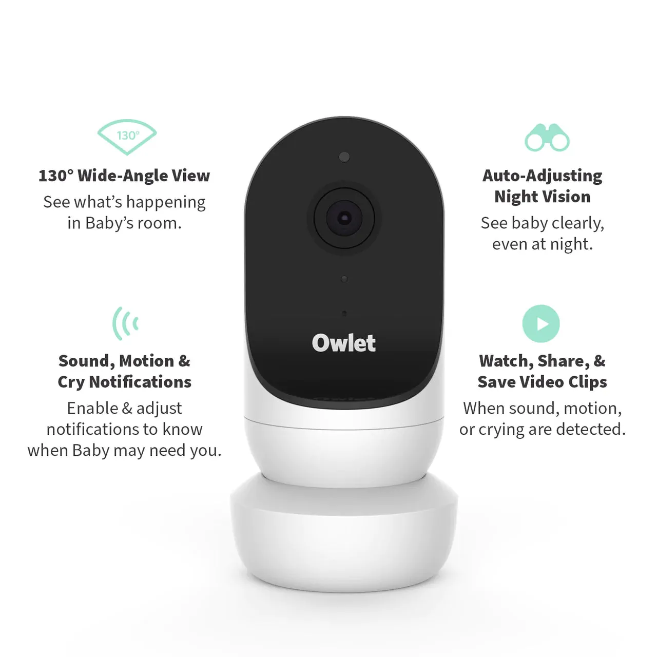 Owlet Monitor Duo 2 Smart Sock 3   Cam 2 HD Video Camera
