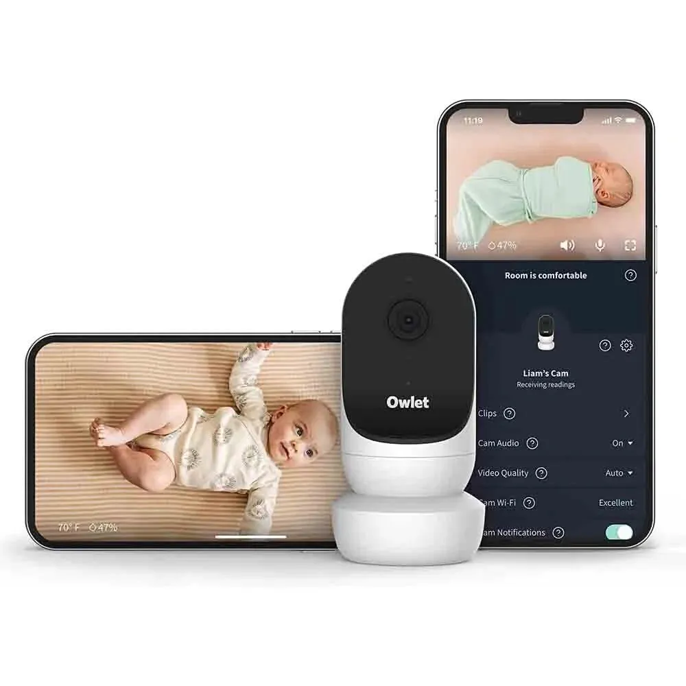 Owlet Monitor Duo 2 Smart Sock 3   Cam 2 HD Video Camera
