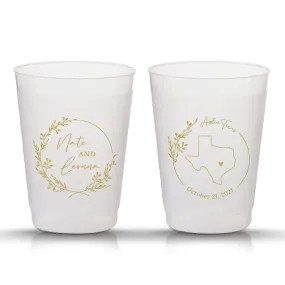 Personalized State Map Frosted Cups for Weddings (68)